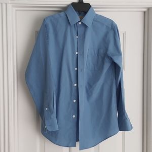Boy's blue dress shirt